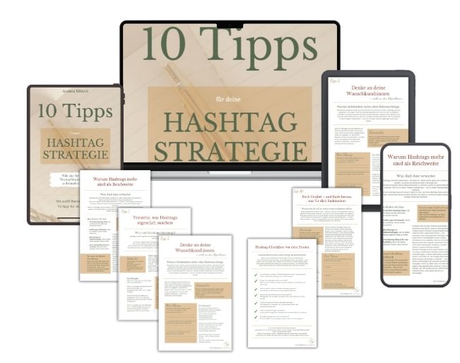 10 Tipps für deine Hashtag Strategie Canva Workbook
